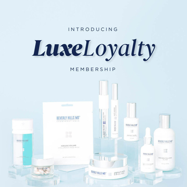 Beverly Hills MD®, created by renowned plastic surgeons Dr. John Layke and Dr. Payman Danielpour, introduces the Luxe Loyalty membership. Luxe Loyalty is a complimentary rewards program where members can accrue points on all their purchases and redeem points for discounts on luxury products. By signing up today, members can immediately access savings up to 65% off and start earning points on all their purchases — including their best-selling formulas. Beverly Hills MD®, created by renowned plastic surgeons Dr. John Layke and Dr. Payman Danielpour, introduces the Luxe Loyalty membership. Luxe Loyalty is a complimentary rewards program where members can accrue points on all their purchases and redeem points for discounts on luxury products. By signing up today, members can immediately access savings up to 65% off and start earning points on all their purchases — including their best-selling formulas.