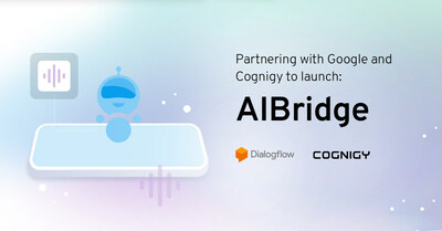 Bandwidth's new AIBridge improves CX and reduces contact center costs by resolving calls in the communications cloud–without needing a live agent. First integrations include conversational AI leaders Cognigy and Google Cloud’s Dialogflow.