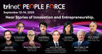 TriNet Announces Additional Speakers for TriNet PeopleForce 2023 Including Six TriNet Customers More Too Life, JOAN Creative, Happiest Baby, Zap Surgical Systems, Mission Asset Fund, and Talkspace