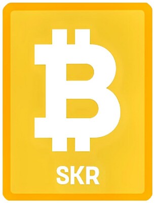 This is Bitcoin SKR logo