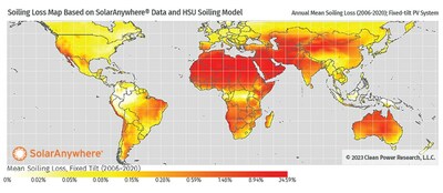 SolarAnywhere data and intelligence innovations-such as soiling loss for extreme weather risk assessment-help optimize development and operation of advanced solar PV plants