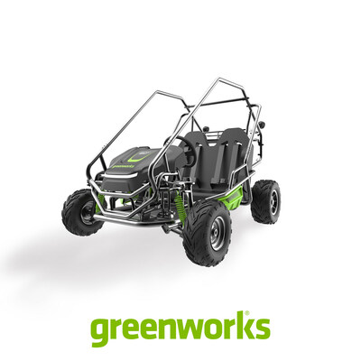 Greenworks 60-Volt Two-Seat Electric Stealth Series Go-Kart