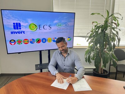 Andre Fernandez, Co-CEO of Invert Signs MOU (CNW Group/INVERT INC.)