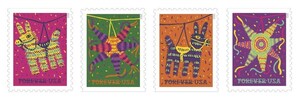 USPS Celebrates Hispanic Heritage Month With Piñatas! Stamps