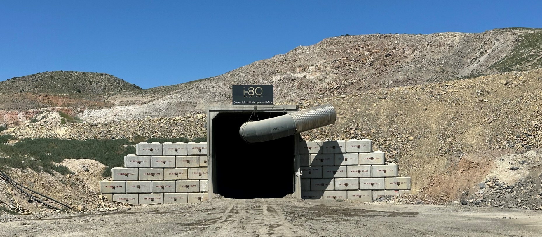 Figure 1 – Portal and Decline at Cove (CNW Group/i-80 Gold Corp) Figure 1 – Portal and Decline at Cove (CNW Group/i-80 Gold Corp)