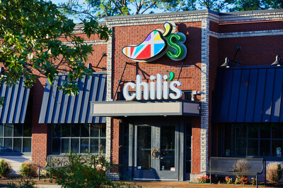 Memphis Chili's features its iconic pepper logo redesigned with art by St. Jude Children's Research Hospital patient Geraldine. The design commemorates the return of Chili's popular Create-a-Pepper campaign, where Guests can donate $1 or more and receive a Create-a-Pepper coloring sheet to make their own "work of heart" to benefit St. Jude.