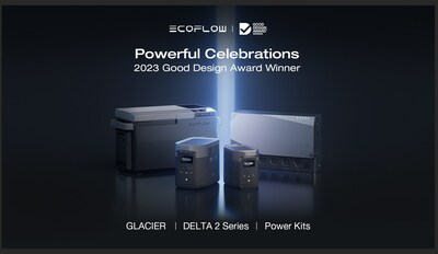 EcoFlow won multiple 2023 Australian Good Design Awards for its Power Kits, GLACIER fridge, and DELTA 2 portable power station