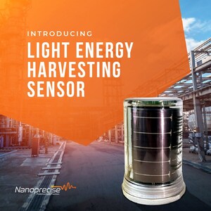 Nanoprecise kündigt weltweit ersten Sensor für vorausschauende Wartung an, der Energie aus Licht gewinnt
