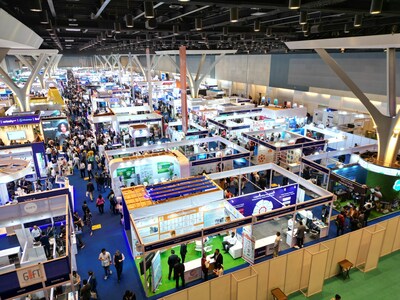 Exhibition center at Global Fintech Fest 2023