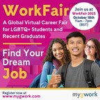 myGwork's WorkFair Returns on 18 October Featuring Hundreds of Jobs Worldwide with Inclusive Employers for LGBTQ+ Students and Recent graduates