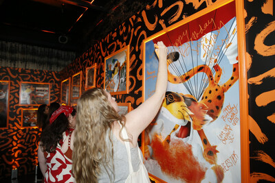 Fans celebrated Cheetos’ cultural presence over 7+ decades at “Cheetos 75th: The Mark of Mischief” in New York City