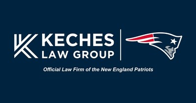 Keches Law Group is the Official Law Firm of the New England Patriots (PRNewsfoto/Keches Law Group)