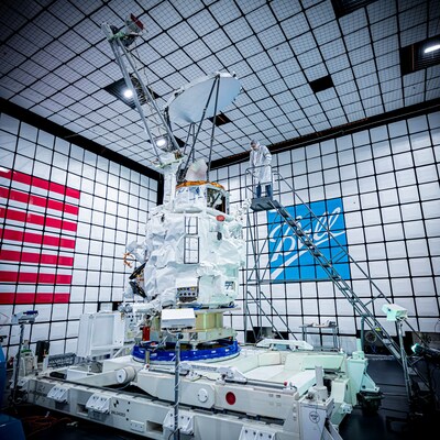 Ball Aerospace has completed the first of two Weather System Microwave-Follow-on (WSF-M) satellites for the U.S. Space Force Space Systems Command.
