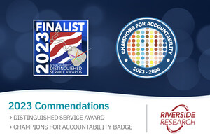Northern Virginia Chamber of Commerce Names Riverside Research a Finalist for Distinguished Service Award and Awards Champions for Accountability Badge