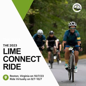 Lime Connect's Annual Ride to Rebrand Disability hosted in Reston, VA on October 7, 2023