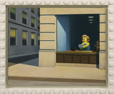 New York Office (Tribute to Edward Hopper) by Stefano Bolcato | Courtesy of Rehs Contemporary