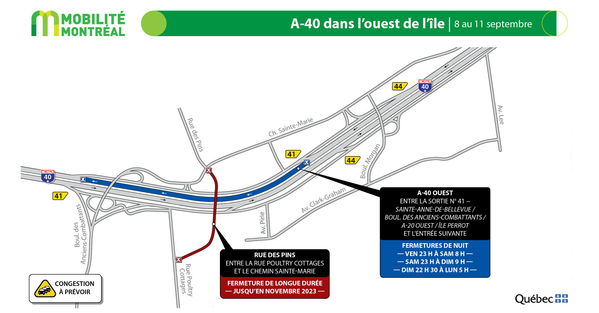 Une section du Vieux-Québec sera fermée à la circulation pendant 7 semaines  à l'été 2023 - Narcity
