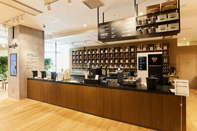 Bellwether Coffee Roaster in MUJI’s flagship location in Osaka.