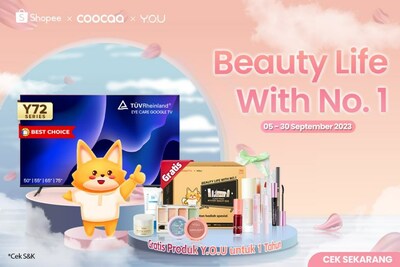 Berikan satu tahun keindahan dan kebahagiaan secara gratis – coocaa TV No 1 Indonesia bekerjasama dengan YOU Beauty