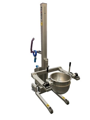 Mixing Bowl Lifting Attachment with Forward Tipping