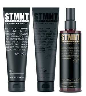 STMNT Grooming Goods® launches Three New Styling Products: Curl Cream, Gel and Definition Spray