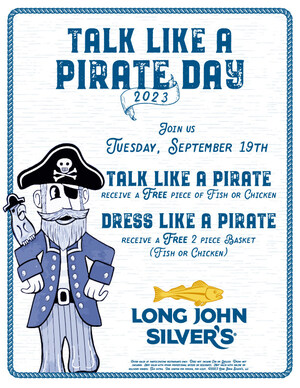 Save the Date: Long John Silver's Celebrates "Talk Like a Pirate Day"