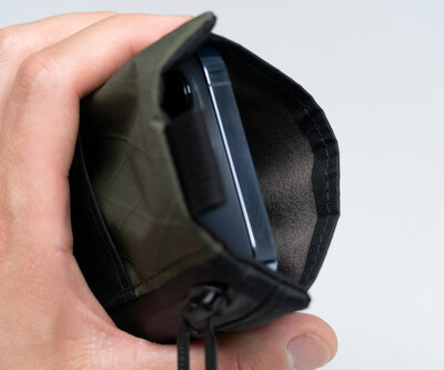 Ultrasuede-lined iPhone pocket