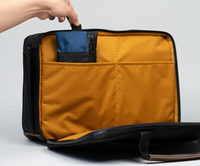 iPhone EDC Pocket Organizer holds: keeps Phone 15 and pocket contents organized