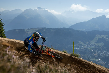 Monster Army Athlete Ryan Pinkerton Takes Home Win in Junior Men’s Division at UCI Downhill Mountain Bike World Cup in Les Gets, France