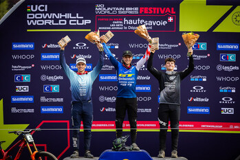 Monster Army Athlete Ryan Pinkerton Takes Home Win in Junior Men’s Division at UCI Downhill Mountain Bike World Cup in Les Gets, France