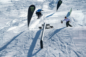 Monster Energy's Judd Henkes Competing in Second Annual Bush Doof Snowboard Competition in Thredbo, Australia