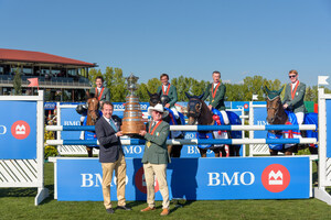 L'équipe de l'Irlande remporte la Coupe des Nations BMO 2023 aux Masters de Spruce Meadows