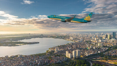 Boeing [NYSE: BA] and Vietnam Airlines announced the carrier has selected Boeing's family of fuel-efficient airplanes to expand its future fleet with 50 737 MAX airplanes. (Boeing image)