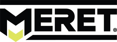 The renewed MERET logo is a refresh to the classic MERET logo, now featuring a high viz chevron.
