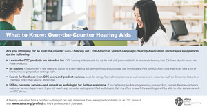 Over-the-Counter Hearing Aids (OTCs) 1 Year Later