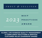 Verista Awarded by Frost &amp; Sullivan for Providing Next-Generation Compliance and Quality Management Solutions in the Life Sciences Industry