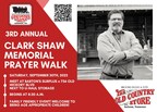 Third Annual Clark Shaw Memorial Prayer Walk Will Be Held Sept. 30