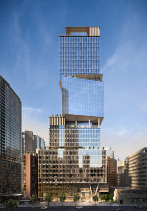 NORTH AMERICA'S FIRST NEW ZERO CARBON OFFICE TOWER THE STACK OFFICIALLY OPENS