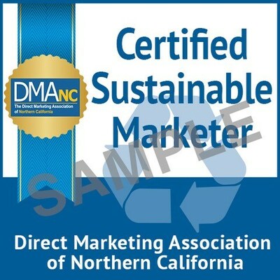 Direct Marketing Association of Northern Sample California Certified Sustainable Marketer Badge www.DMAnc.org