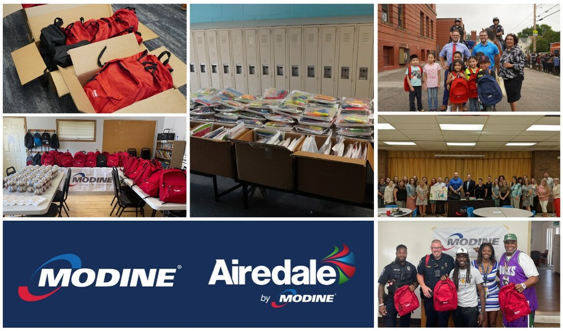 MODINE DONATES MORE THAN 600 BACKPACKS TO SCHOOL STUDENTS - Vimarsana News