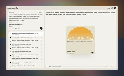 Stability AI launches Stable Audio, the Company’s First Product to Generate Music Using Artificial Intelligence