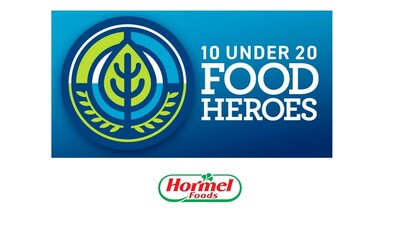 Hormel Foods Corporation (NYSE: HRL), a Fortune 500 global branded food company, today announced its second cohort of 10 Under 20 Food Heroes. (PRNewsfoto/Hormel Foods Corporation)