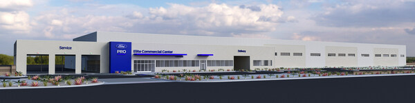 Rendering of future Chapman Ford Pro Elite Commercial Service Center