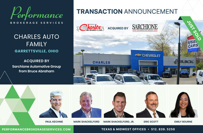 Charles Auto Family - Sarchione Auto Group - Performance Brokerage Services