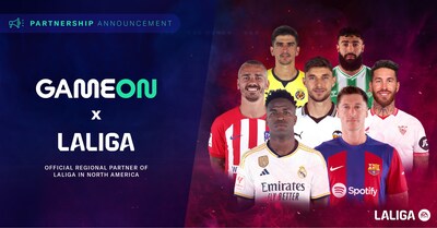 GameOn partners with LALIGA, the world’s most-followed soccer league.