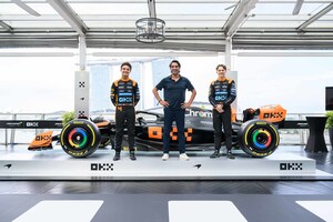 Photo Recap: OKX Switch McLaren MCL60 Race Car to Stealth Mode for the Singapore Grand Prix