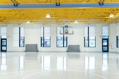 Updated gymnasium in Ruth W. Hayre Center
