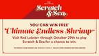 Win FREE Ultimate Endless Shrimp℠ for a Year at Red Lobster® with the Limited-Time Scratch & Sea -- Instant Win Game!*