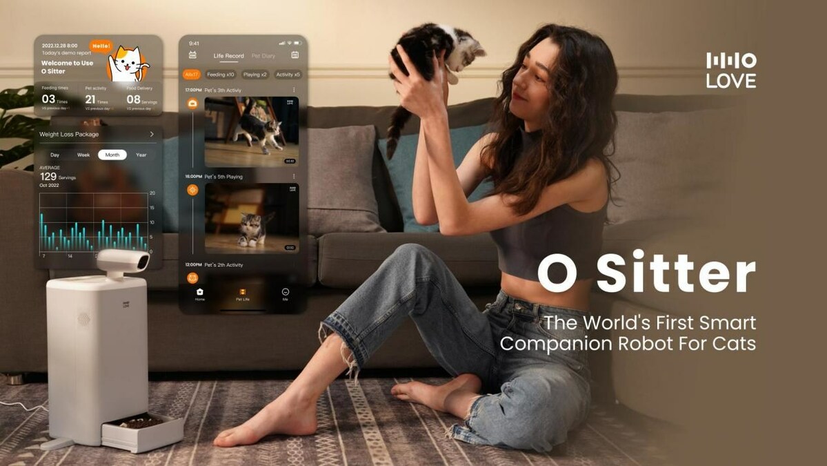 HHOLOVE Launches O Sitter, A Smart Companion Robot For Cats, to Global Markets - Vimarsana News