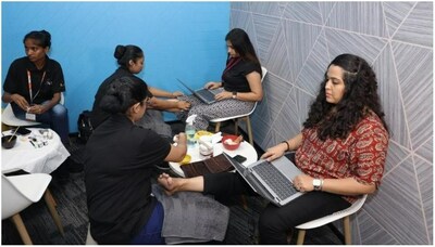 On-the-go beautypreneurs amidst activity at the Kantar Office premises